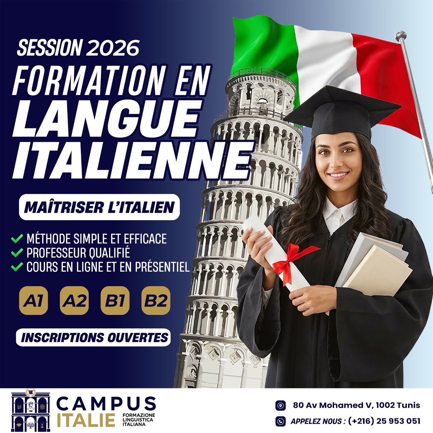 Étudiante diplômée